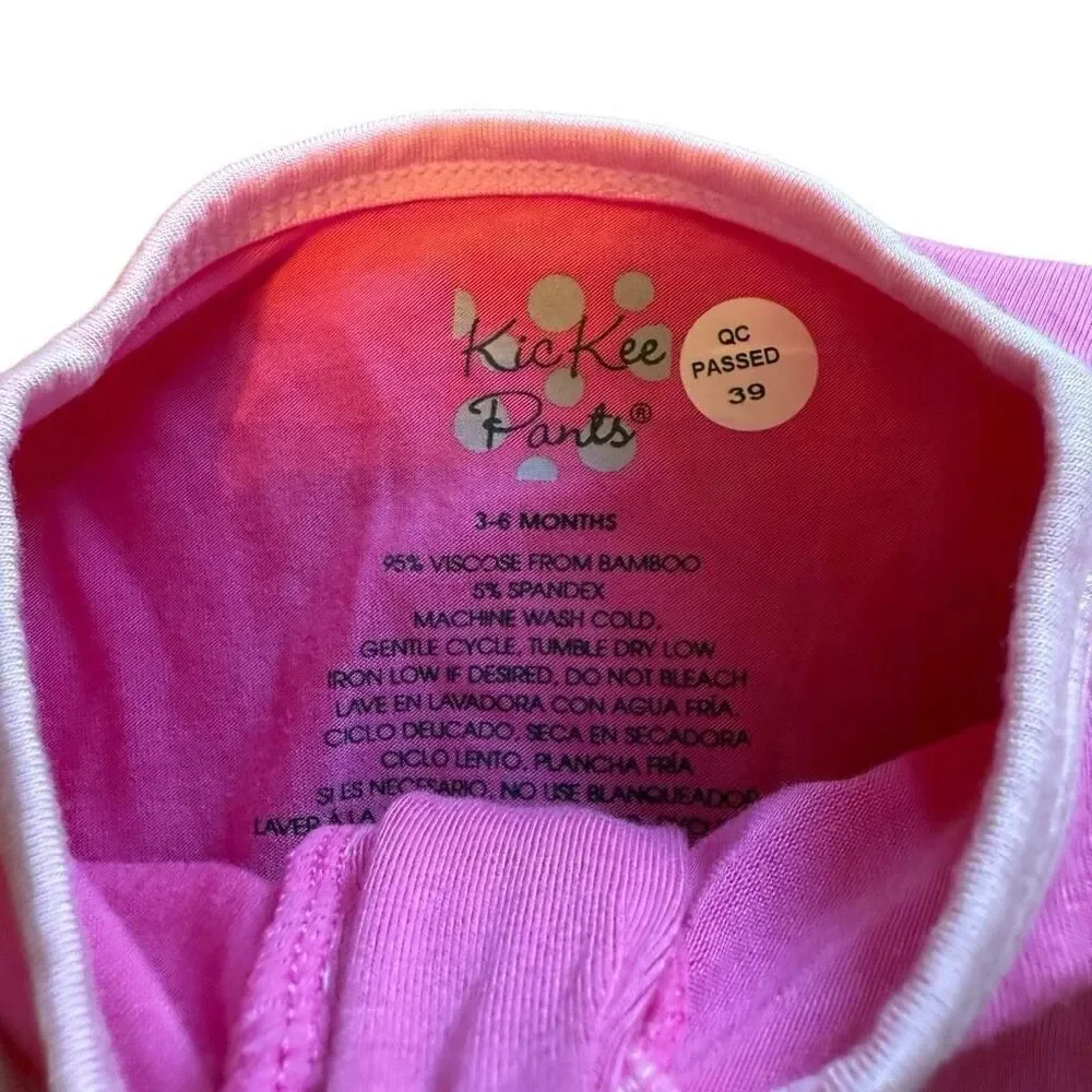 KicKee Pants Little Girls Basic Coverall with Zipper bamboo size 3-6 months